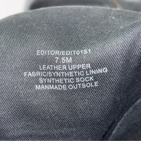 Steve Madden Women’s Editor Boot Heeled  Butter Soft Smooth Leather Size 7.5 - Picture 11 of 12